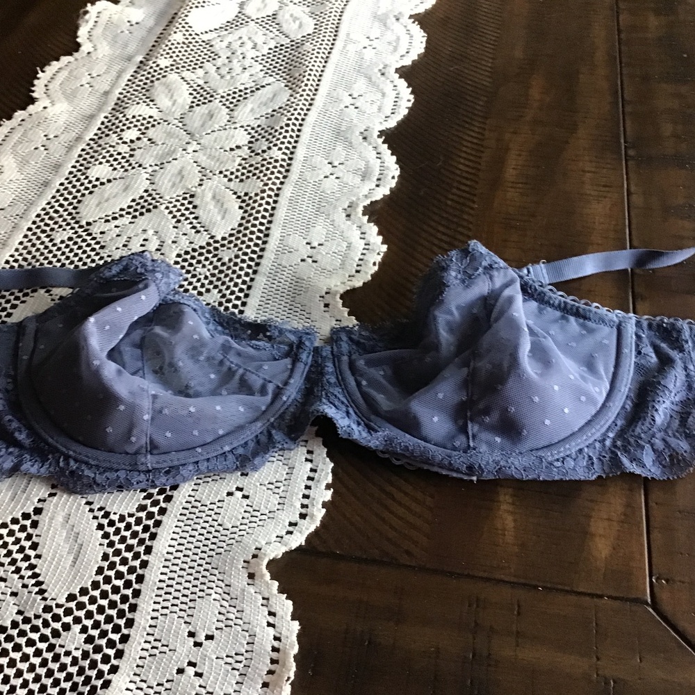 Victoria’s Secret dream angels push-up without padding—gray bluish